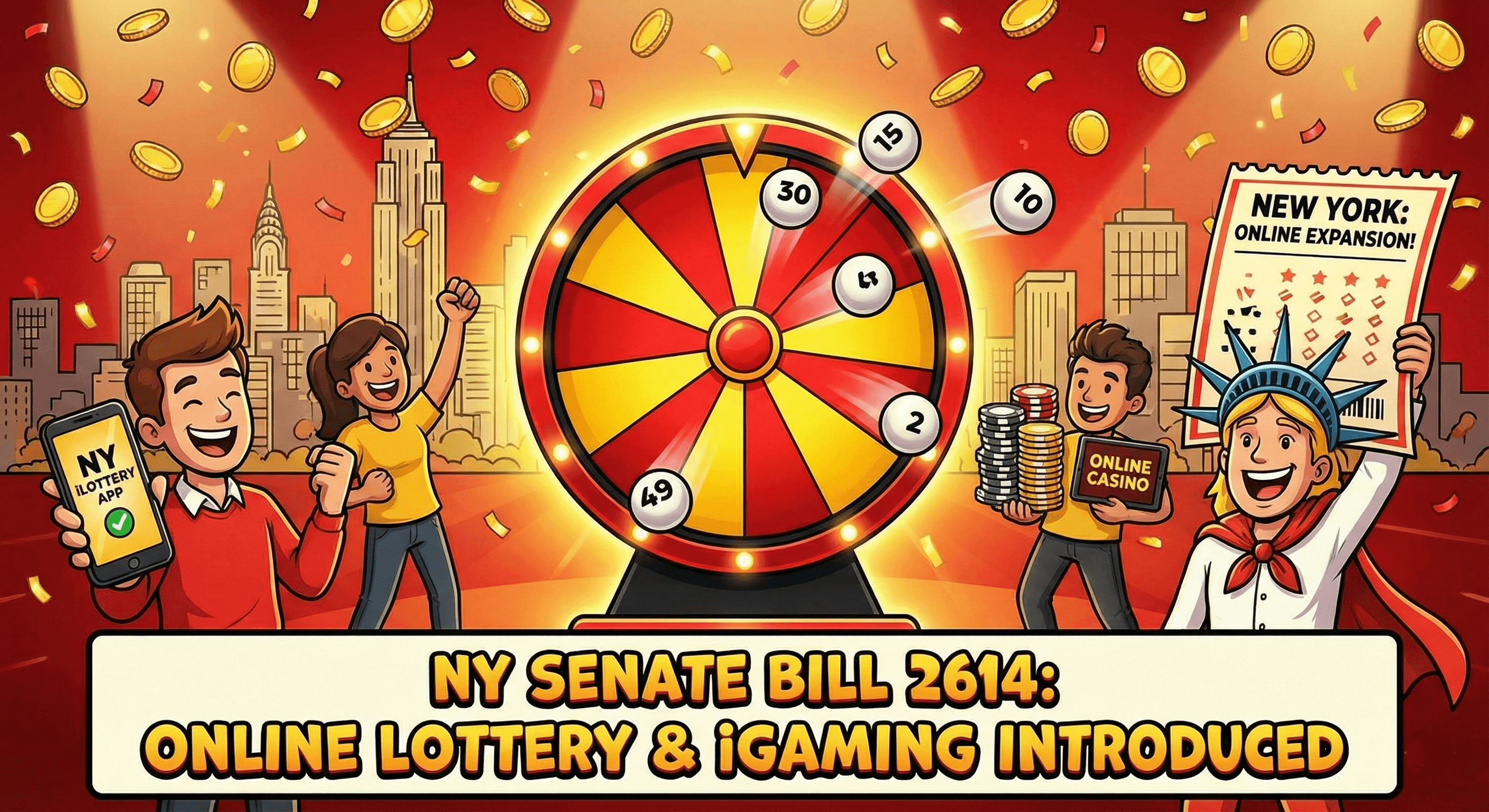 New York State Senator reintroduced legislation to authorize and regulate online casino gaming and online lottery sales